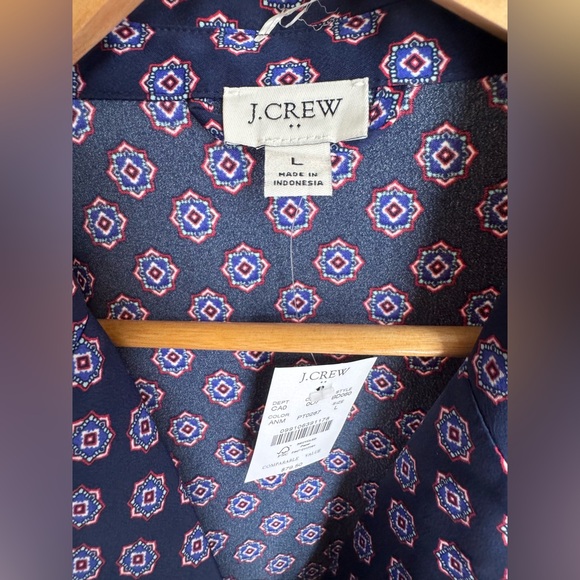 J.Crew Pajama Blouse - New With Tags - Picture 4 of 6